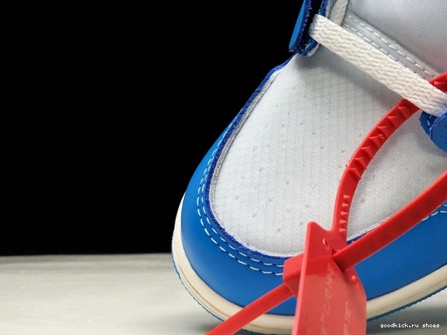 Off-White Jordan Powder Air AQ0818-148 UNC Blue 1 0723